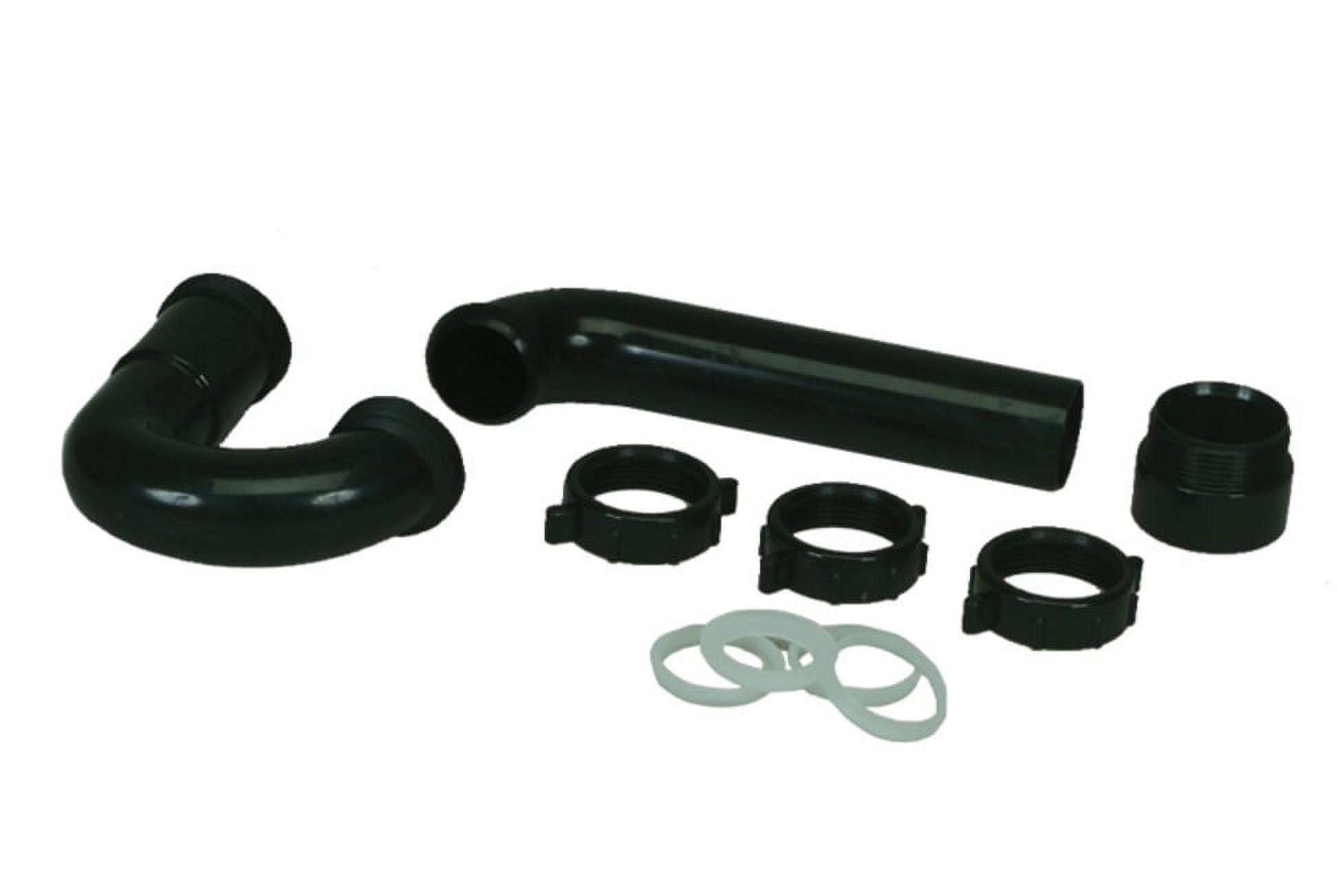 Proflo Pfptp100 11/4" X 11/2" Plastic SlipJoint PTrap Black