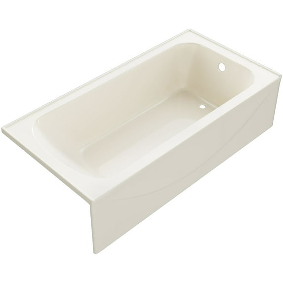 Proflo Pfs6030rsk Hillsboro 60" X 30" Three Wall Alcove Acrylic Soaking Tub - Off White