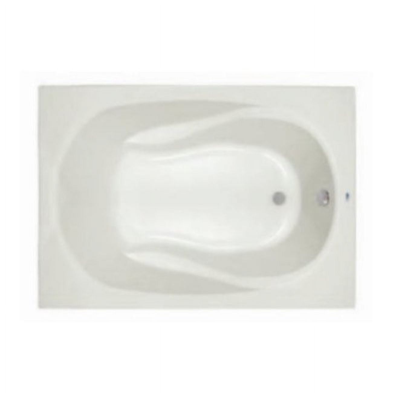 72'' x 36'' White Acrylic Drop-In Soaking Bathtub