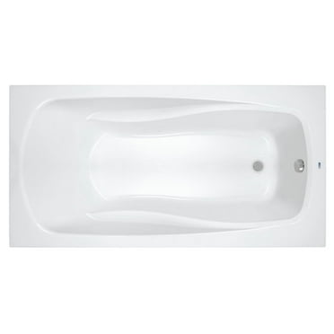 Proflo Pfs7242a Lansford 72" X 42" Drop In Acrylic Soaking Tub - White