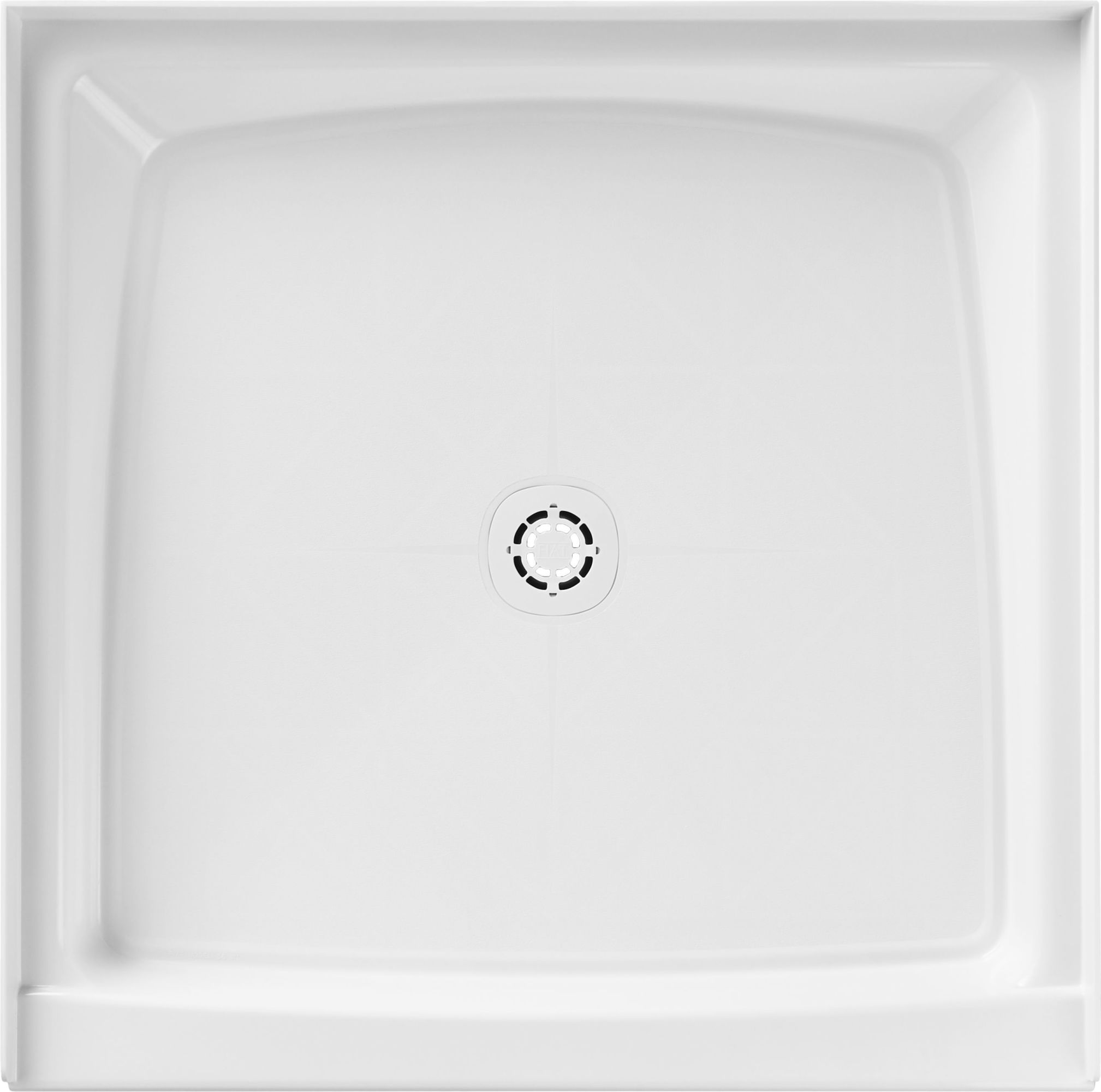 DURABASE FIBERGLASS SQUARE SHOWER FLOOR, WHITE, 36 X 36 IN.