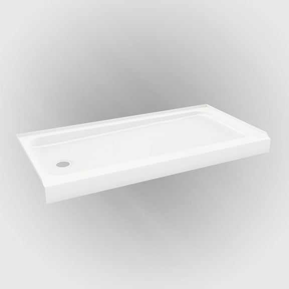 Proflo Pfsbs6030l Bannack 60" X 30" Rectangular Shower Base - White