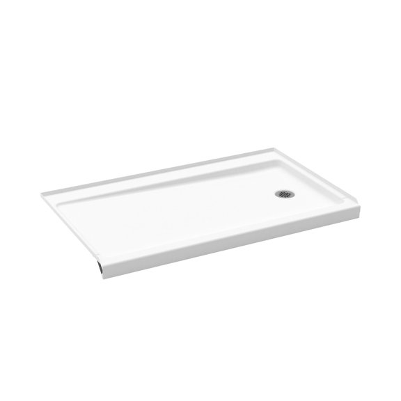 Proflo PFSBS6032RWH Bannack 60" X 32" Rectangular Shower Base - White