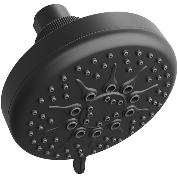 Proflo PFSH383MB 1.75 GPM 3-7/8" Wide Multi Function Shower Head - Black