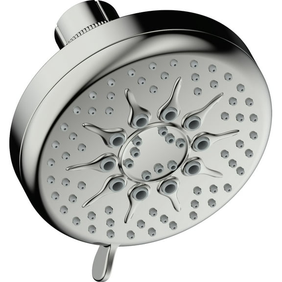 Proflo Pfsh383 1.75 GPM 3-7/8" Wide Multi Function Shower Head - Nickel