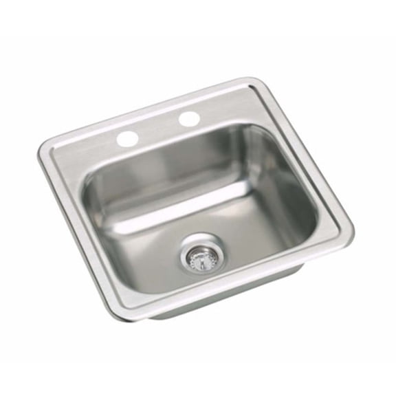 Open Box Proflo Pfsr151561 15" Single Basin Drop In Stainless Steel Kitchen Sink - Stainless Steel