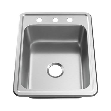 Proflo Pfsr172273a Bealeton 17" Drop In Single Basin Stainless Steel Kitchen Sink -