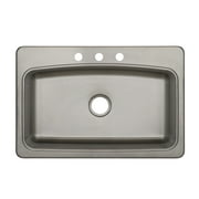 Proflo Pfsr1b332263 Bealeton 32-15/16" Drop In Single Basin Stainless Steel Kitchen Sink -