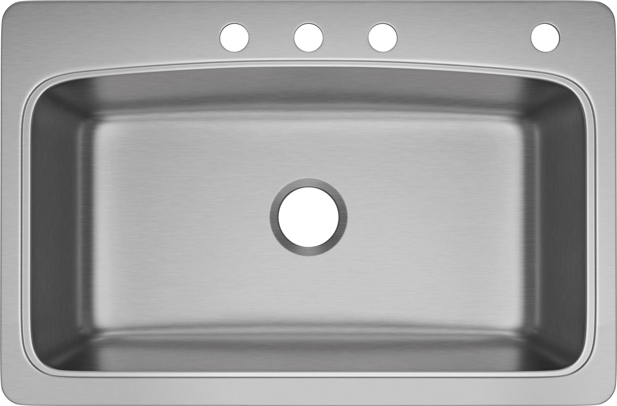 32.9375'' Stainless Steel Drop-In Single Bowl Kitchen Sink