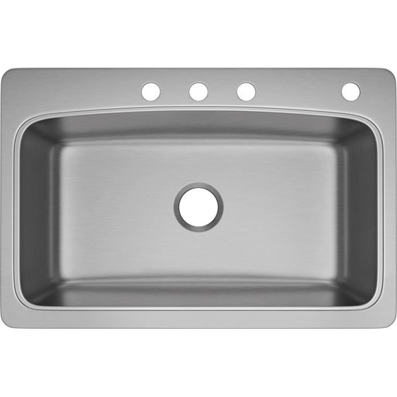 Proflo Pfsr1b332284 Bealeton 32-15/16" Drop In Single Basin Stainless Steel Kitchen Sink -
