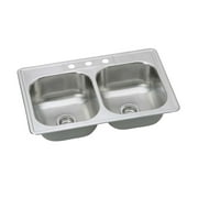 Proflo Pfsr332263 Bealeton 33" Drop In Double Basin Stainless Steel Kitchen Sink -