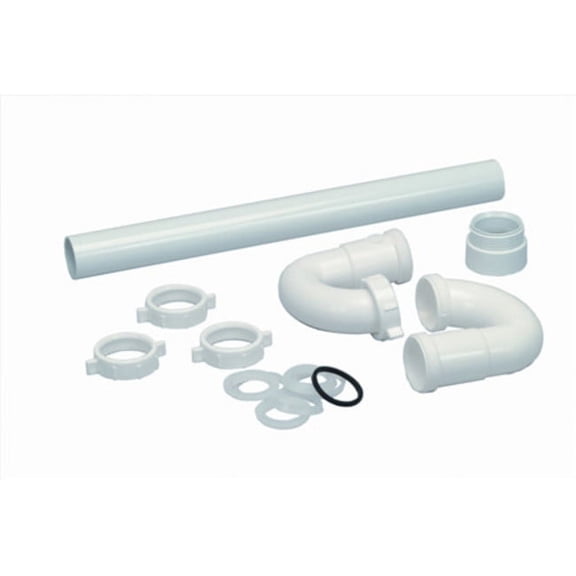 Proflo PFSTP100 7" Plastic S-Trap - White