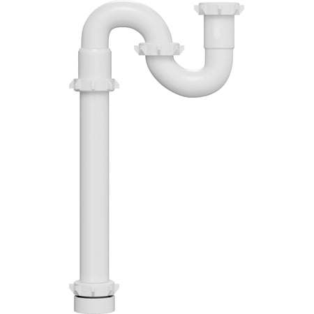 Proflo PFSTP101 7" Plastic S-Trap - White
