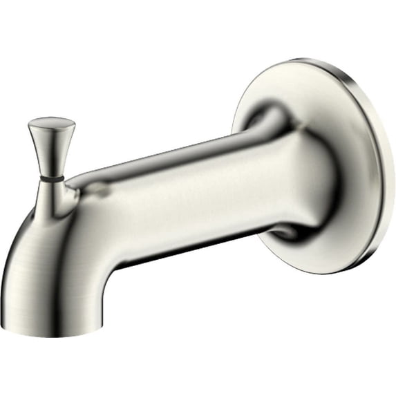 Proflo PFTS34ZBN 4-3/4" Integrated Diverter Tub Spout - Nickel