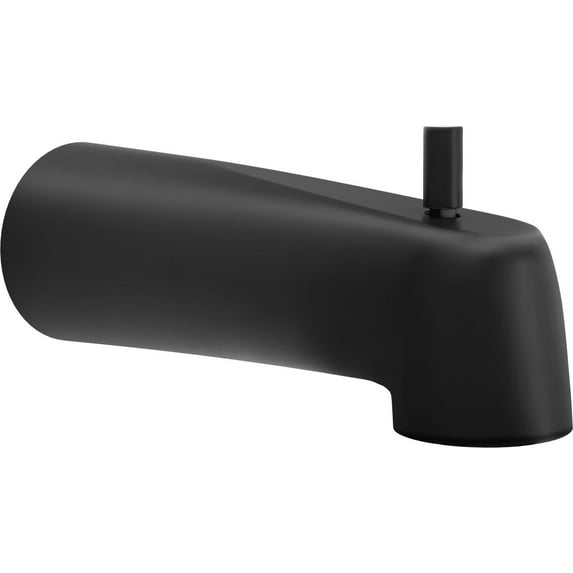 Proflo Pfts36 6-7/8" Integrated Diverter Tub Spout - Black