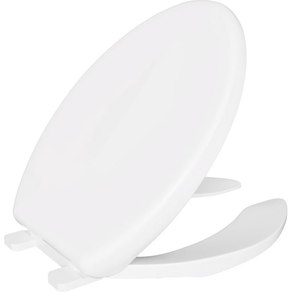 Proflo Pftscofcsc2000 Elongated Open-Front Toilet Seat - White