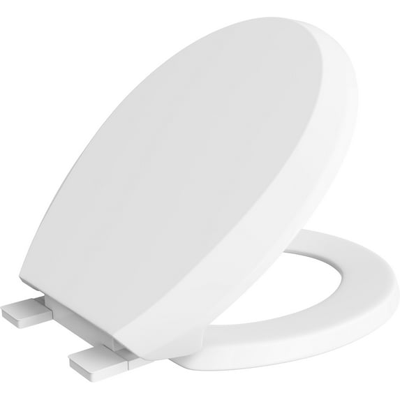 Round Front Tlt Seat Plastic Slw W/Ec *crisn White