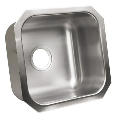 Proflo Pfuc109a Plomosa 18" Rectangular Stainless Steel Undermount Bar Sink - Stainless