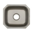 thumbnail image 1 of Proflo Pfuc109a6 Plomosa 18" Rectangular Stainless Steel Undermount Bar Sink - Stainless, 1 of 1