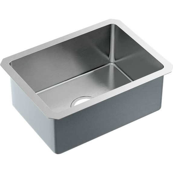 Miseno Mno182015sr 20" X 15" Undermount Single Basin Stainless Steel Kitchen Sink -