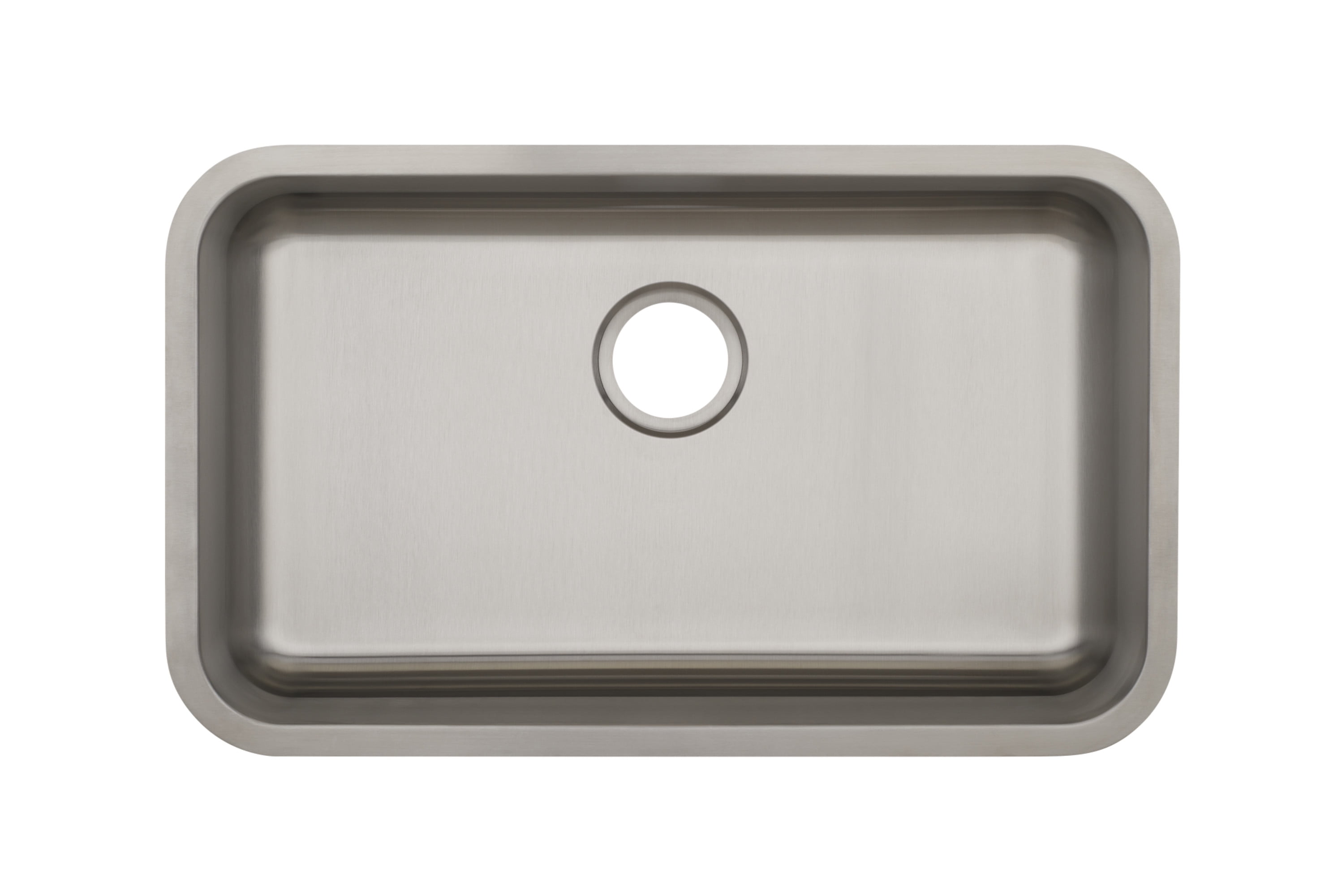 29.75'' Stainless Steel Undermount Single Bowl Kitchen Sink