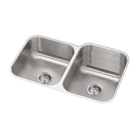 Proflo Pfuc908ra Plomosa 31-7/16" Undermount Double Basin Stainless Steel Kitchen Sink -