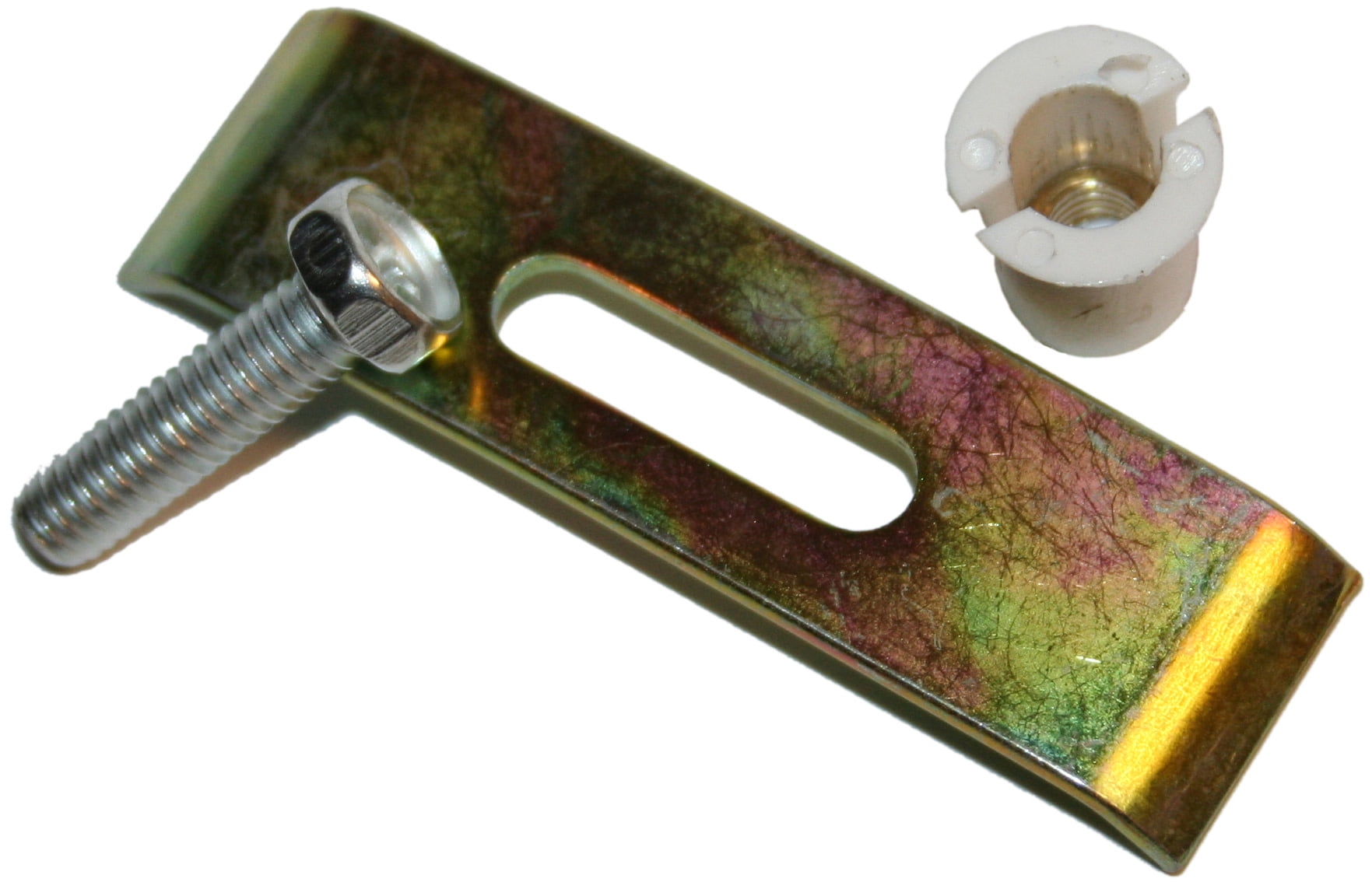 Brushed Stainless Steel Undermount Sink Clip with Grid Drain