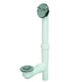 thumbnail image 1 of Proflo PFWO401 1-1/2" Plastic Tubular Tub Drain Fitting - Chrome, 1 of 1
