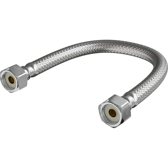 Proflo Pfx146302 1/2" Fip X 1/2" Fip X 12" Stainless Steel Sink Connector