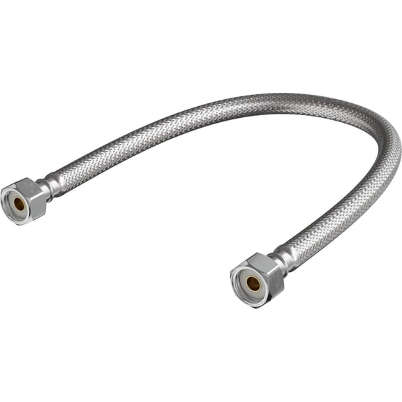 Proflo PFX146424 1/2" Comp X 1/2" Fip X 20" Stainless Steel And Pvc Faucet Reinforced