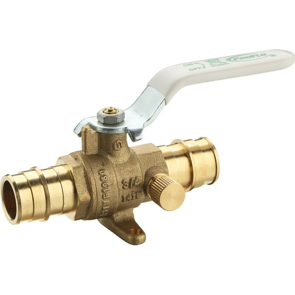 Proflo Pfx472wdd 1/2" Brass Low-Lead Cold Expansion Pex Ball Valve