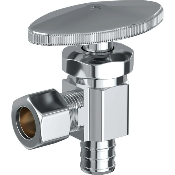 Proflo PFXAP32C 1/2" X 3/8" Angle Supply Stop - Chrome