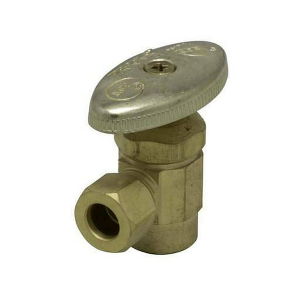 Proflo PFXAS32C 1/2" X 3/8" Angle Supply Stop - Chrome