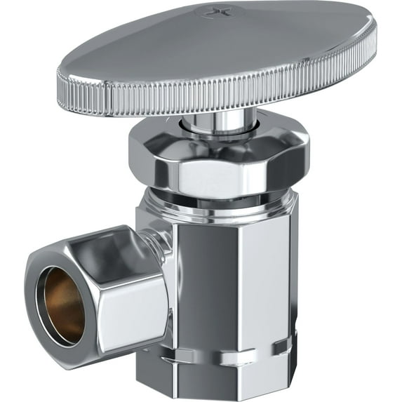 Proflo Pfxat22c 3/8" X 3/8" Angle Supply Stop - Chrome