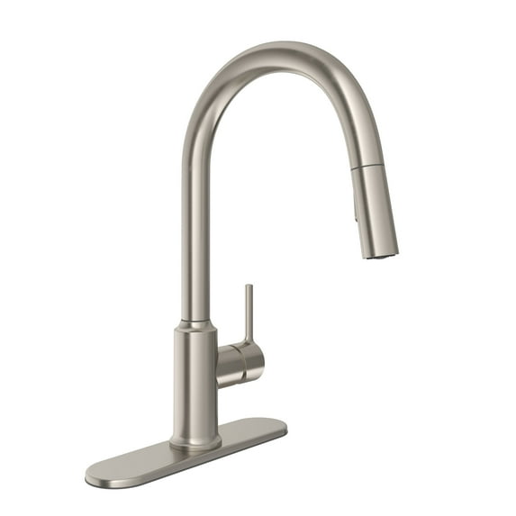 Proflo Pfxc4027 Loftus 1.5 GPM Single Hole Kitchen Faucet - Nickel