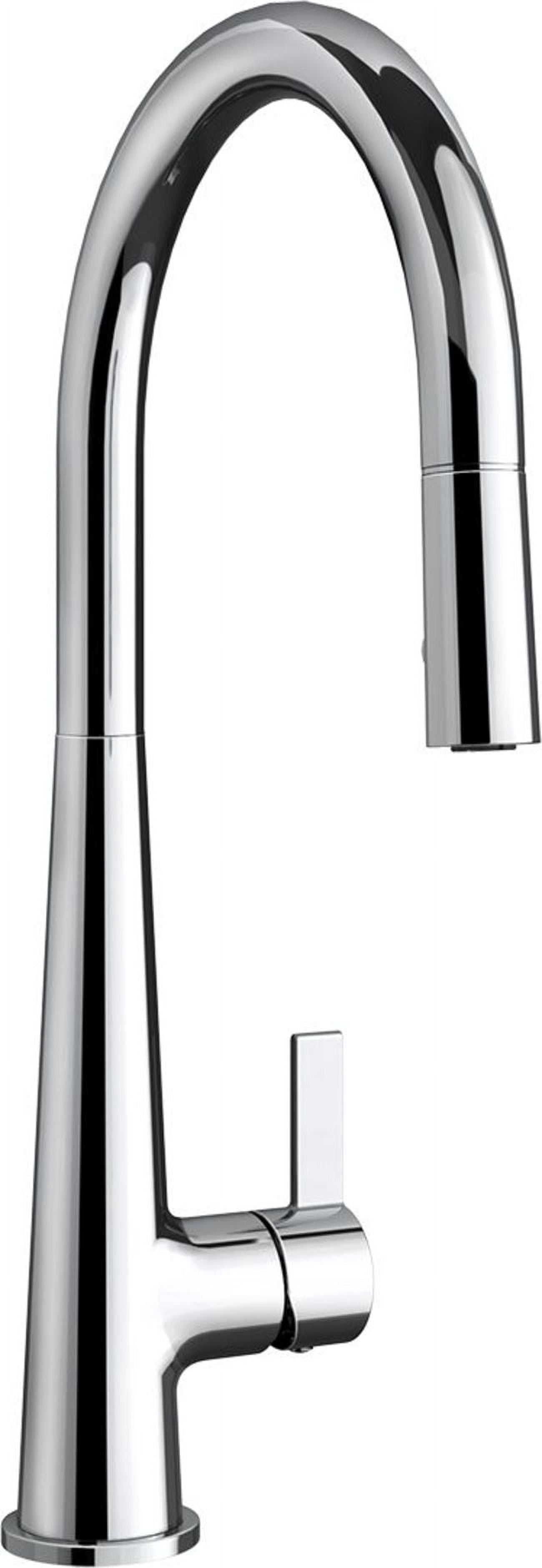 Proflo PFXC4512CP Cowan 1.8 GPM Single Hole Pull Down Kitchen Faucet - Chrome