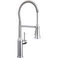 thumbnail image 1 of Proflo PFXC5017CP Basque 1.5 GPM Single Hole Pre-Rinse Kitchen Faucet - Chrome, 1 of 5