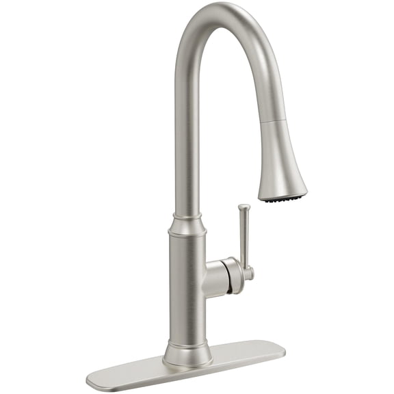 Proflo PFXC5817ZBN Lockmead 1.75 GPM Single Hole Kitchen Faucet - Nickel