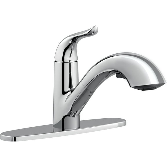 Proflo Pfxc6017 Poulsen 1.5 GPM Single Hole Kitchen Faucet - Chrome