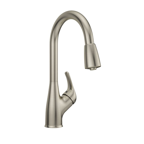 Proflo Pfxc9011lf Tecopa 1 GPM Single Hole Pull Down Kitchen Faucet - Nickel