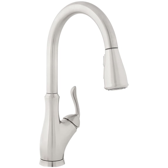 Proflo Pfxc9517 Roystone 1.5 GPM Single Hole Pull Down Kitchen Faucet - Nickel