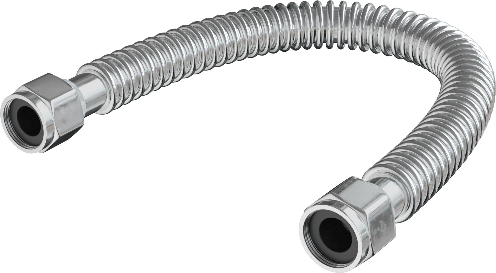 Proflo PFXCHFT24N 3/4" Fip 24" Stainless Steel Cor Water Heater Connector