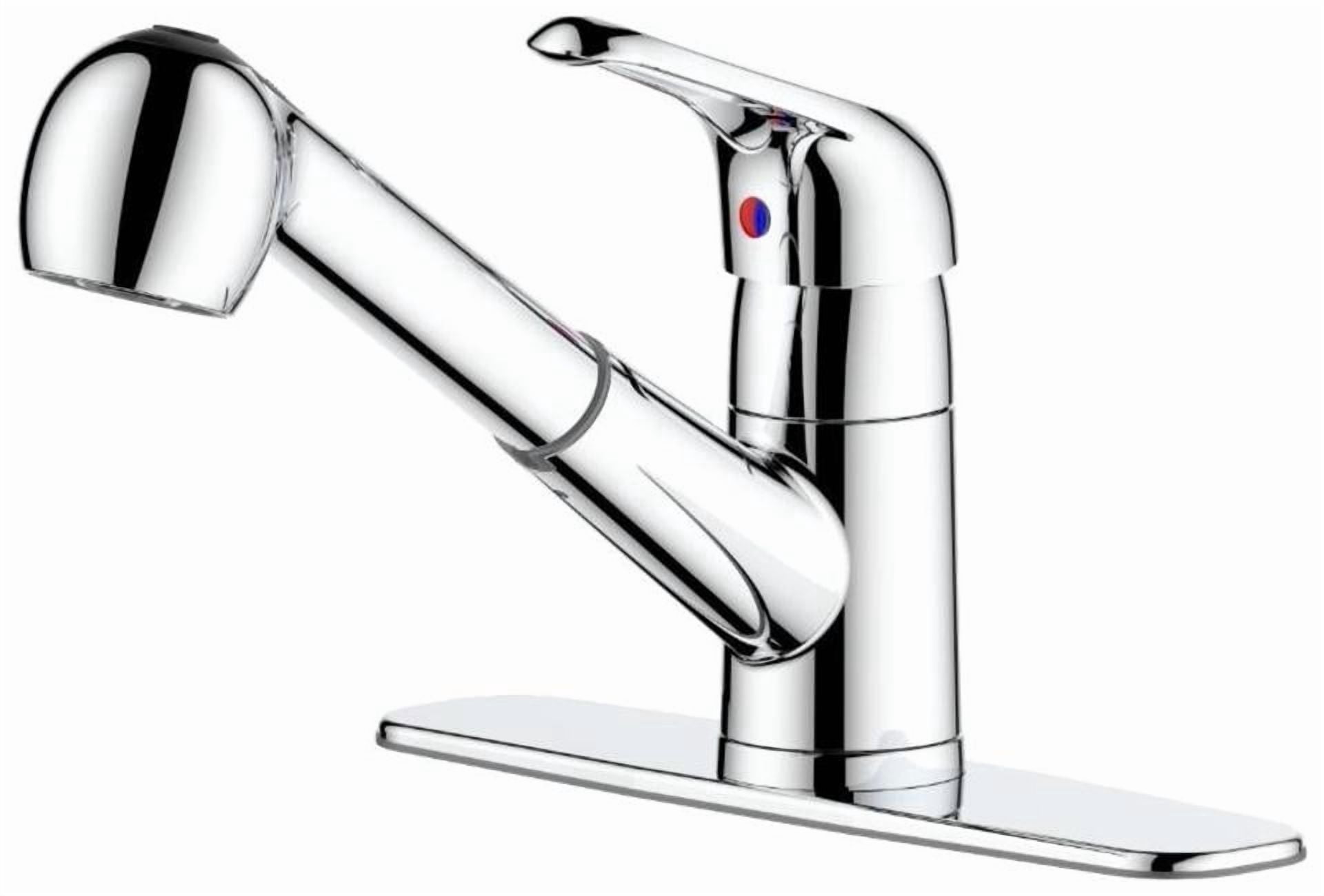 Proflo PFXCM1M2067 Edgebrook 1.5 GPM Single Hole Pull Out Kitchen Faucet - Chrome