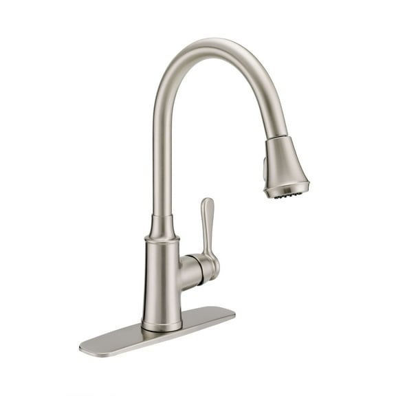 Proflo Pfxcm1m214 1.8 GPM Single Hole Pull Down Kitchen Faucet - Nickel