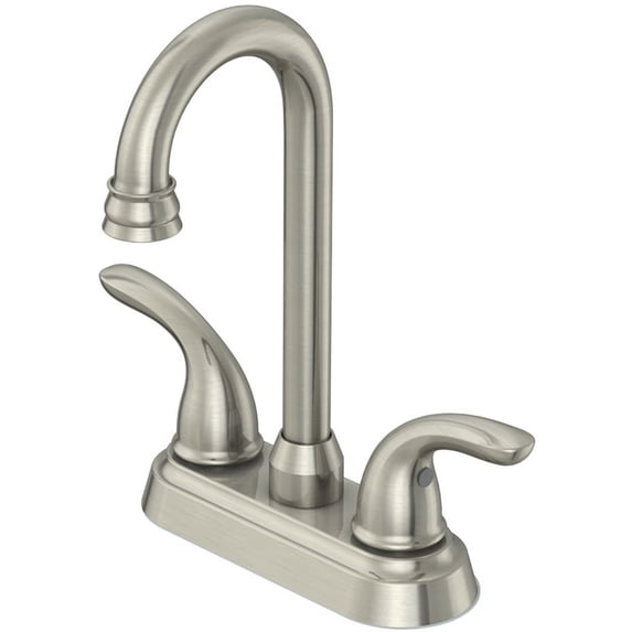 Proflo Pfxcm2m300 Classic Double Handle Bar Faucet - Nickel