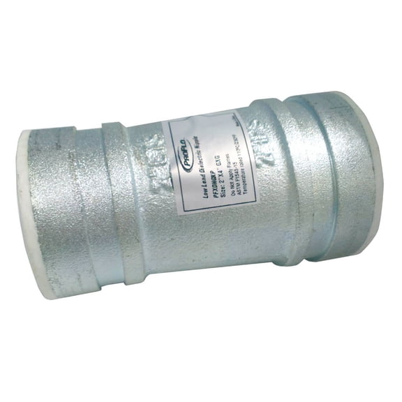 Proflo PFXDNGLU 2-5/8" X 6-3/16" Plastic And Zinc Dielectric Nipple