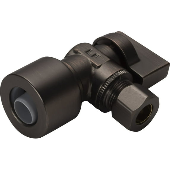 Proflo Pfxqaq32 Fastfit 5/8" Push X 3/8" Od Angle Stop Quarter 1/4" Turn - Bronze