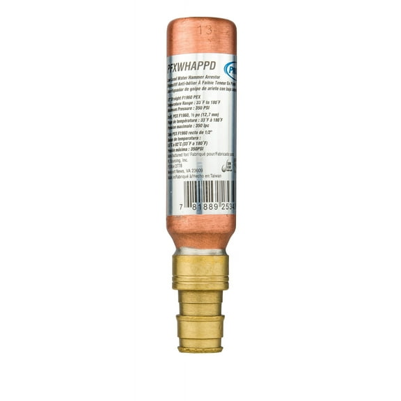 Proflo Pfxwhappd 1/2" Plastic F1960 And Pex Water Hammer Arrestor