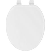 Proflo Pftswe1001 Round Closed-Front Toilet Seat And Lid - White
