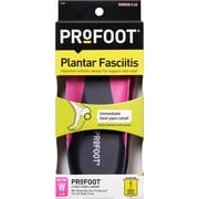 Profoot Plantar Fasciitis Insoles For Women Size 6 to 10 - 1 Pair
